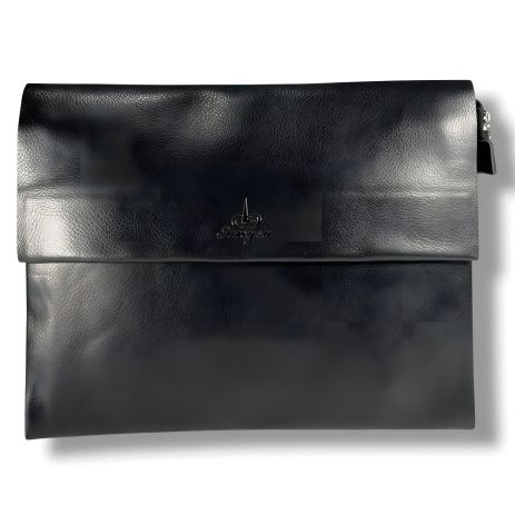 Чоловіча сумка з кишенею для ноутбука, чорна, 3 відділення