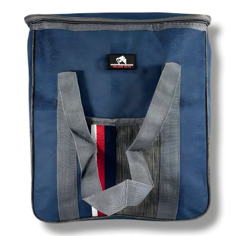 Синяя универсальная текстильная термосумка