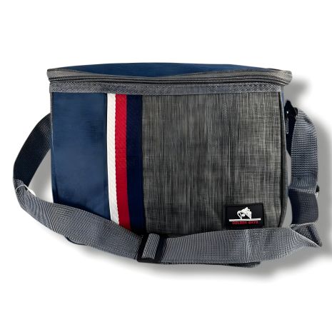 1-отделение синяя универсальная текстильная термосумка