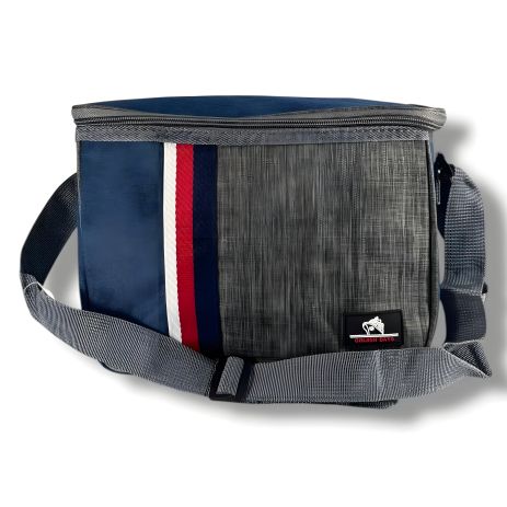 Синя універсальна текстильна термосумка на 1 відділення Синя універсальна текстильна термосумка на 1 відділення