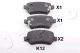 Комплект тормозных колодок KIA VENGA, CHEVROLET ZAFIRA, OPEL MERIVA, JAPKO (51K12)