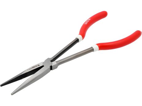 Прямі подовжені щипці: L=285 мм, HRC 50, Cr-V [6/72] Yato YT-20410