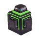 Уровень лазерный 10 м ±0.2 мм/м 3 гол H/V/H+V H360°/2хV360° ±3° GREEN/510 нм класс II IP54 Li-ion/ААх3 сумка MASTERTOOL 30-1913