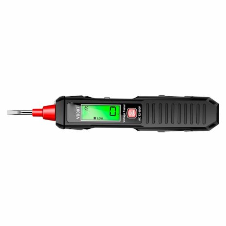 Тестер напруги та фази ANENG VD807 AC 12-300V, NCV, 2xAAA, Black