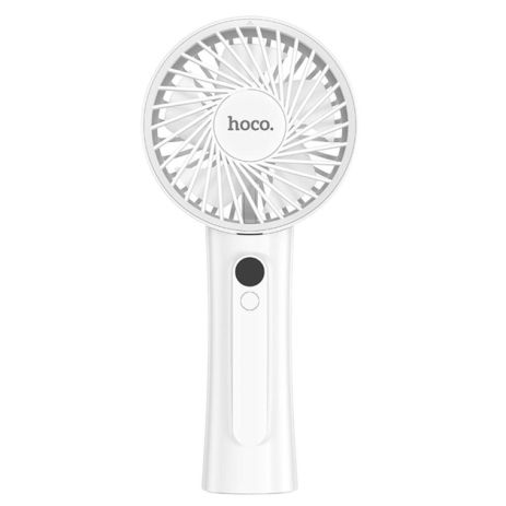 Ручний бездротовий вентилятор Hoco HX20, 1200mAh, 2W, 1-6h, white
