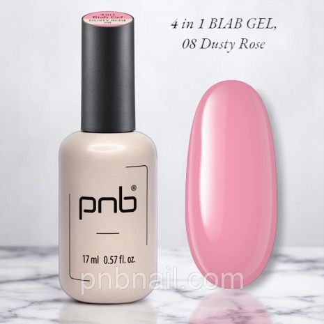 BIAB Gel 4 in 1 PNB, 06 Rosy Mist, 17 мл