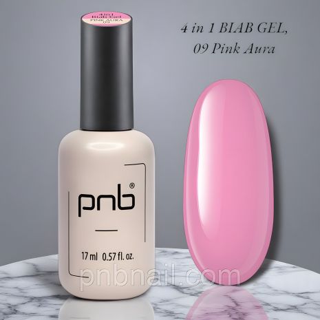 Gel BIAB 4 in 1 PNB, 09 Pink Aura, 17 мл Gel BIAB 4 in 1 PNB, 09 Pink Aura, 17 мл