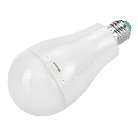 LED Лампа 30W під АКБ 18650x3шт, аварійна автоматична, E27, 3W від АКБ 2-10 годин, 6800K, БЕЗ АКУМУЛЯТОРІВ, White