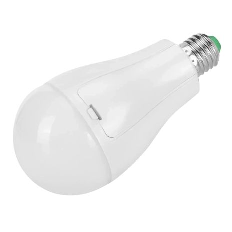 LED Лампа 30W под АКБ 18650x3шт, аварийная автоматическая |E27, 3W от АКБ до 4 часов, 6800K | БЕЗ АККУМУЛЯТОРОВ | White