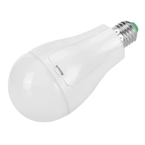 LED Лампа 30W под АКБ 18650x3шт, аварийная автоматическая |E27, 3W от АКБ до 4 часов, 6800K | БЕЗ АККУМУЛЯТОРОВ | White