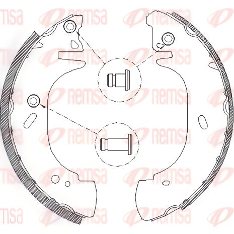 Гальмівні колодки OPEL MOVANO, RENAULT MASTER, FORD TRANSIT, REMSA (430601) Гальмівні колодки OPEL MOVANO, RENAULT MASTER, FORD TRANSIT, REMSA (430601)