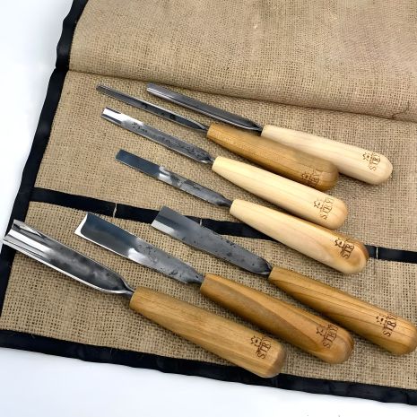 Стамески для художньої різьби по дереву STRYI Standard (7 шт)