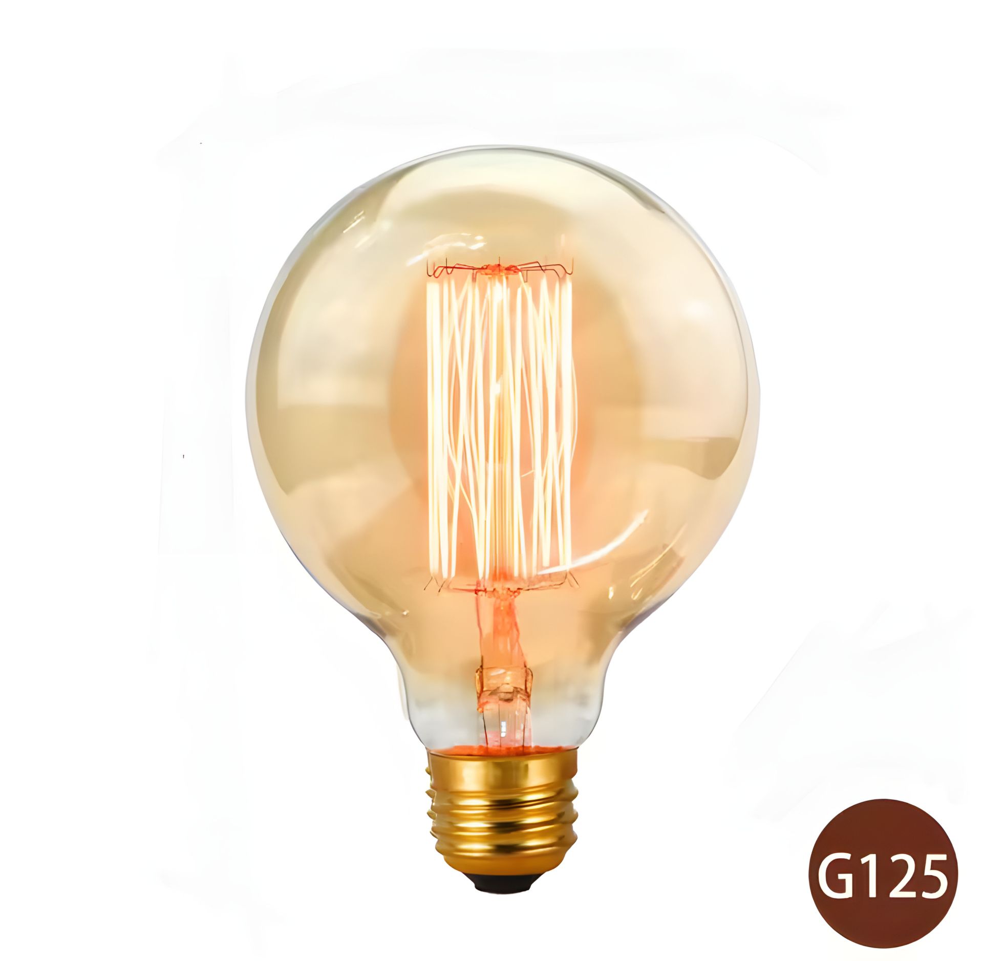 Вінтажна лампа Едісона G125, діаметр 17 см Вінтажна лампа Едісона G125, діаметр 17 см