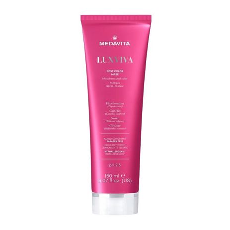 Кондиционирующая маска Medavita Luxviva Post Color Mask для окрашенных волос (кислый pH 2,8), 150 мл