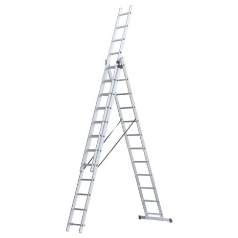Лестница раскладывающаяся универсальная 3×12 ступеней 7.89м SIGMA 5032374 Лестница раскладывающаяся универсальная 3×12 ступеней 7.89м SIGMA 5032374