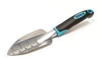 Совок садовый алюминиевый суженный 300х55 мм с двухкомпонентной ручкой MASTERTOOL 14-6161