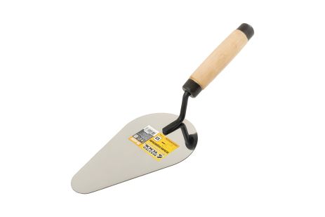 Ударная кельма плиточника из нержавеющей стали с деревянной ручкой MASTERTOOL 19-4499 Ударная кельма плиточника из нержавеющей стали с деревянной ручкой MASTERTOOL 19-4499