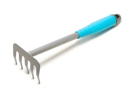 Садові граблі 5 зубів 300х90 мм із пластиковою ручкою MASTERTOOL 14-6183 Садові граблі 5 зубів 300х90 мм із пластиковою ручкою MASTERTOOL 14-6183