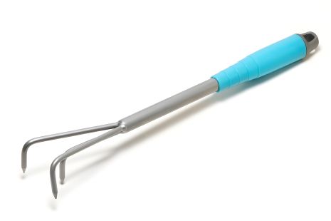 Садовий культиватор 370х70 мм з пластиковою ручкою MASTERTOOL 14-6182