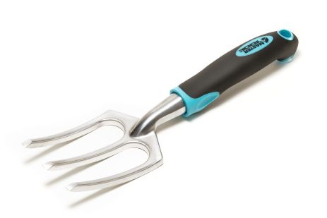 Вила садові алюмінієві 280х75 мм із двокомпонентною ручкою MASTERTOOL 14-6163