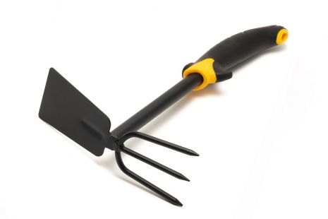 Тяпка садова "Нептун" 280х190х70 мм із двокомпонентною ручкою MASTERTOOL 14-6172