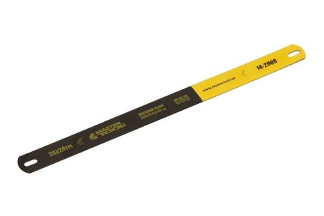Полотно для металу двостороннє C60 300х25х0.6 мм/24/24х1" Ram В 6 шт MASTERTOOL 14-2906