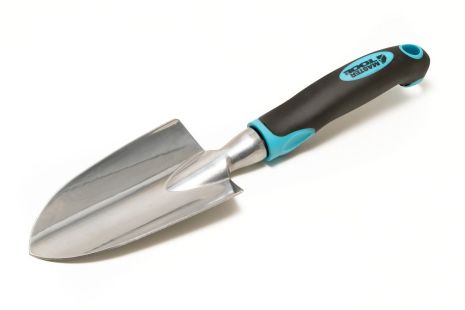 Совок садовий алюмінієвий 300х75 мм із двокомпонентною ручкою MASTERTOOL 14-6160