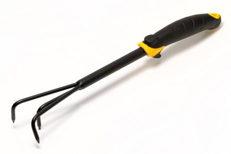 Культиватор садовый 385х60 мм с двухкомпонентной ручкой MASTERTOOL 14-6173