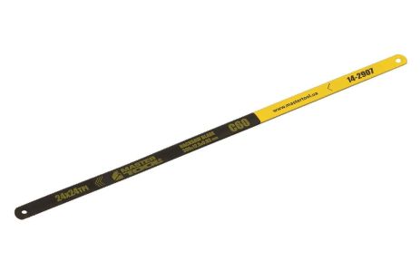 Полотно для металу двостороннє C60 300х12.5х0.6 мм/24/24х1" Ram C 6 шт MASTERTOOL 14-2907