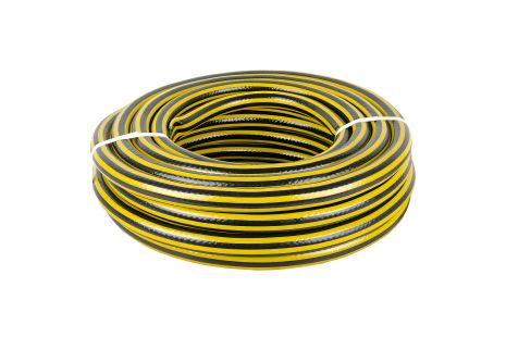 Садовый шланг для полива "PCHELKA" ¾" 15 м, черно-желтый, MASTERTOOL 92-1065