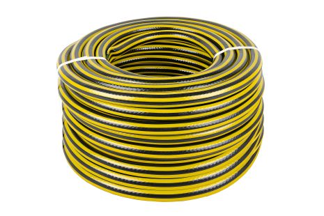 Шланг садовий для поливу "PCHELKA" ¾", 50 м, чорно-жовтий, MASTERTOOL 92-1069