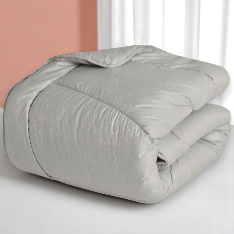 Летнее одеяло IDEIA Nordic Comfort 200Х220 см, микрофибра, антиаллергенное, серое (8-34655*002)