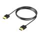 Кабель HDMI Slim, 2K 144Hz (4K 60Hz) Тонкий (3.2mm), 1m (100cm) Black Кабель HDMI Slim, 2K 144Hz (4K 60Hz) Тонкий (3.2mm), 1m (100cm) Black