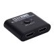 HDMI розгалужувач двонаправлений Bi-Direction Switch на 2 порти 4К 60Hz Plastic, Black, перемикач + комутатор 2x1, 1x2 Для PC, XBox, PS4, PS5, відеоплеєрів HDMI розгалужувач двонаправлений Bi-Direction Switch на 2 порти 4К 60Hz Plastic, Black, перемикач + комутатор 2x1, 1x2 Для PC, XBox, PS4, PS5, відеоплеєрів