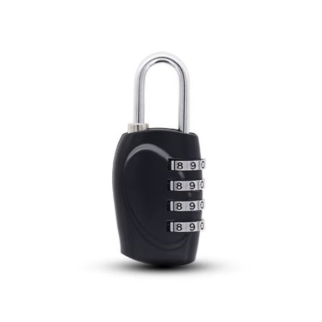 Міні-замок кодовий CL002MK, 4 цифри, метал, black