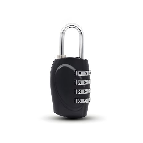 Міні-замок кодовий CL002MK, 4 цифри, метал, black Міні-замок кодовий CL002MK, 4 цифри, метал, black