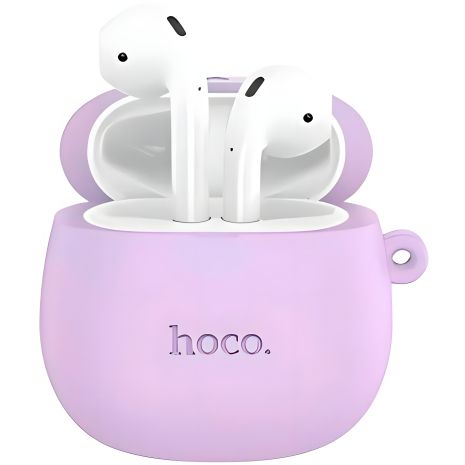 Bluetooth Стерео Гарнітура Hoco EW45 TWS, BT5.3, 30mAh, 350mAh, 4h, Lilac Cat Фіолетовий