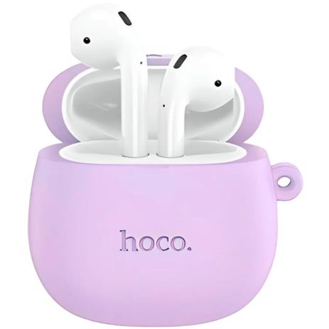 Bluetooth Стерео Гарнітура Hoco EW45 TWS, BT5.3, 30mAh, 350mAh, 4h, Lilac Cat Фіолетовий