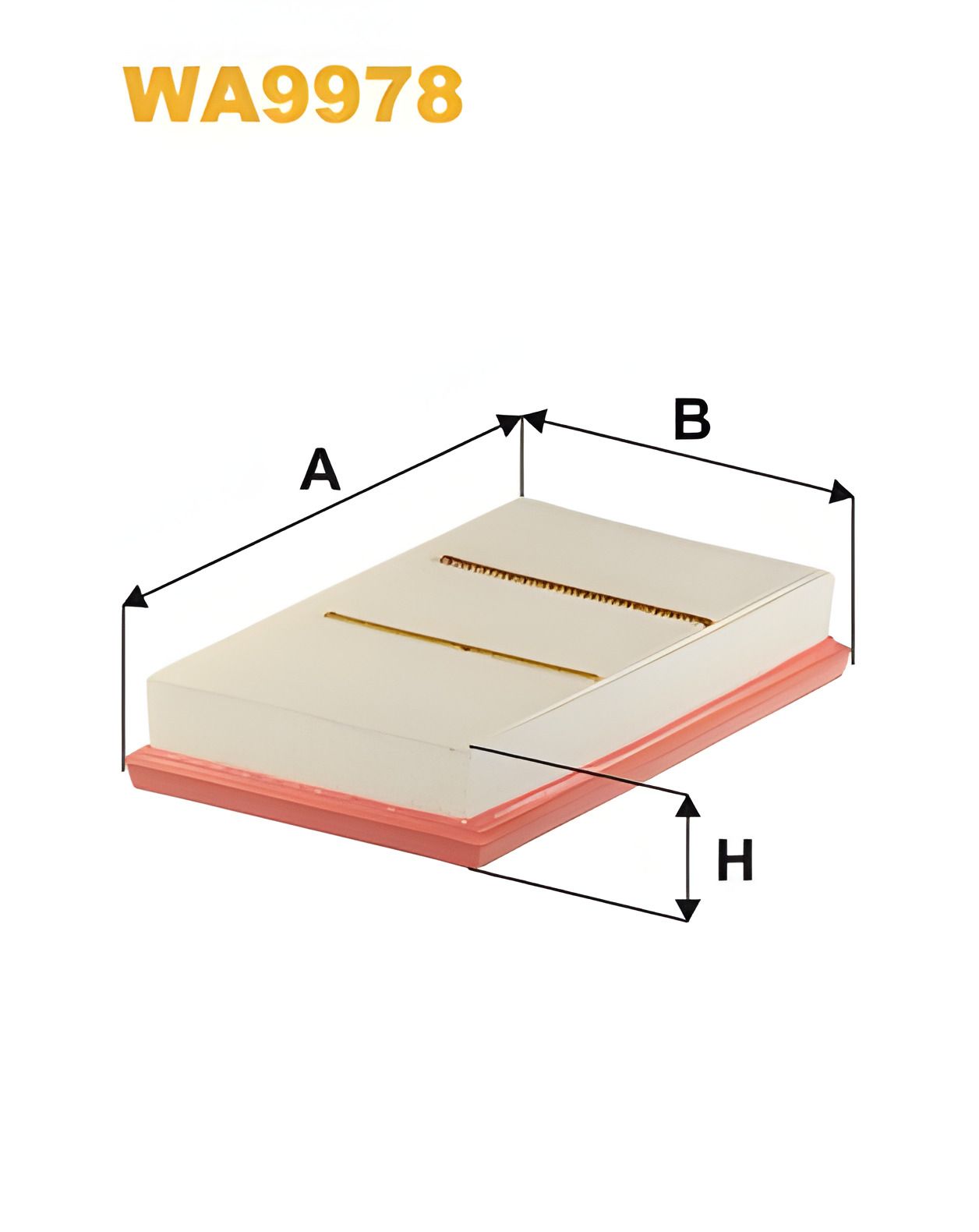 Повітряний фільтр для TOYOTA YARIS - WIXFILTRON (WA9978) Повітряний фільтр для TOYOTA YARIS - WIXFILTRON (WA9978)