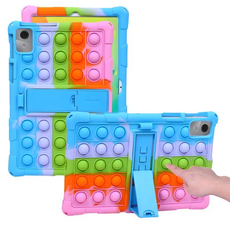 Дитячий чохол SoftGel Kids pop-it Lenovo Tab M11 TB330 TB331 Веселка Sky