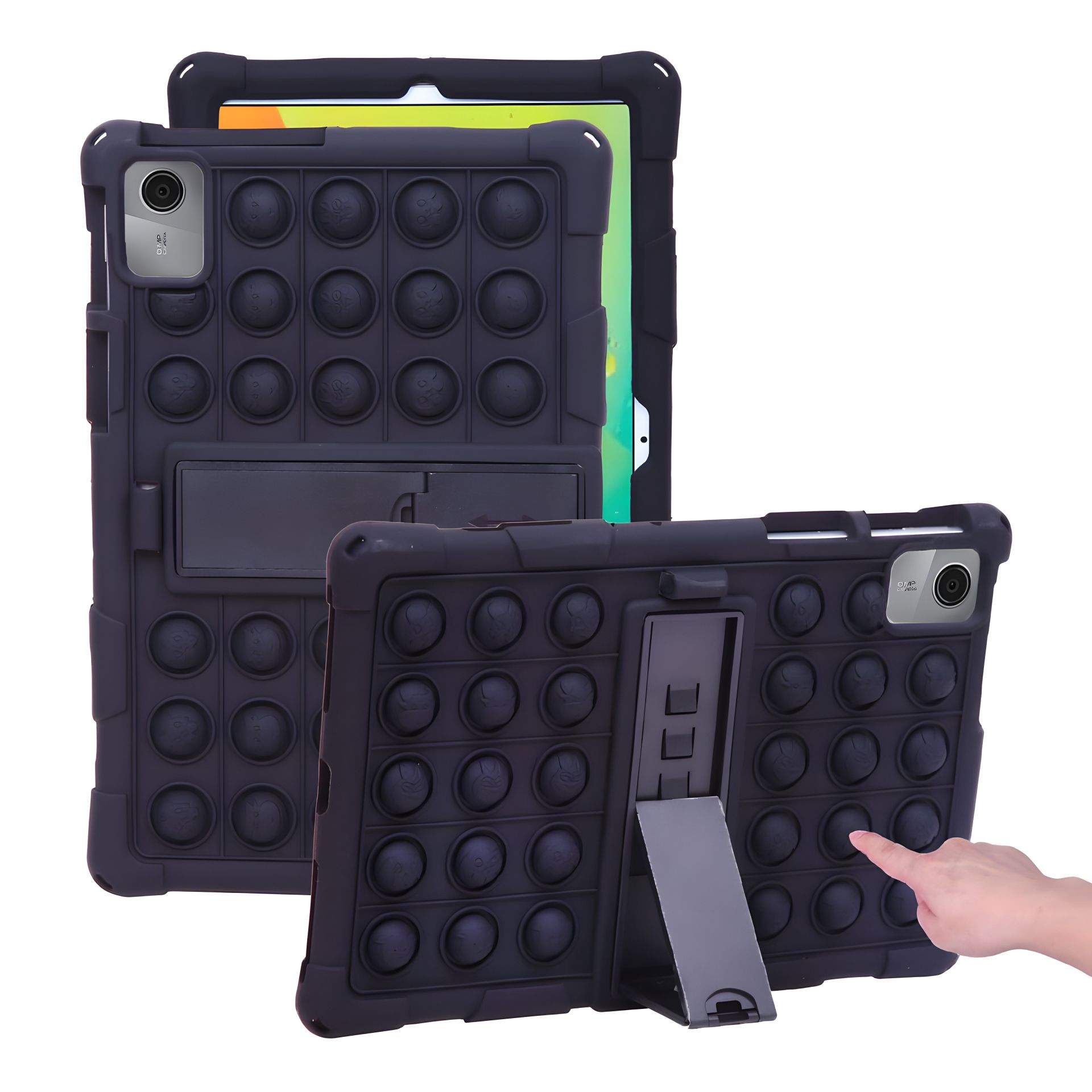 Чохол SoftGel Kids дитячий pop-it Lenovo Tab M11 TB330 TB331 Чорний, антистрес Чохол SoftGel Kids дитячий pop-it Lenovo Tab M11 TB330 TB331 Чорний, антистрес