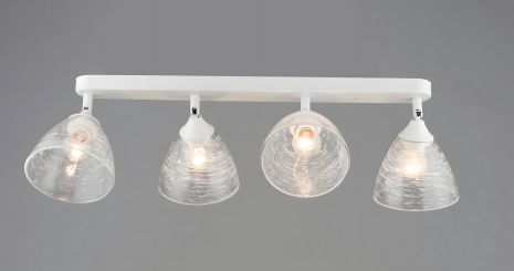 Люстра с четырьмя плафонами K2289/4 (белый цвет)