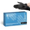Неопудрені нітрилові рукавички MicroSTOP, міцні чорні / розмір XS,S,M,L S