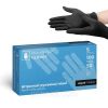 Рукавички нітрилові MicroSTOP неопудрені міцні, чорні / розмір XS,S,M,L S