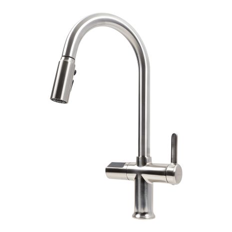 Кухонний змішувач з індикатором температури VALESO SX231B висувний, хром