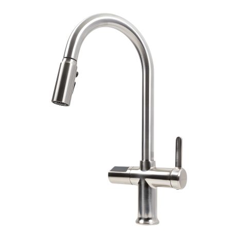 Кухонний змішувач з індикатором температури VALESO SX231B висувний, хром