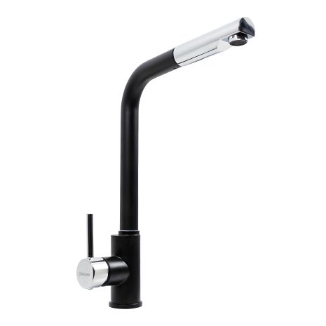 Змішувач кухонний з висувною лійкою VALESO Q411MB
