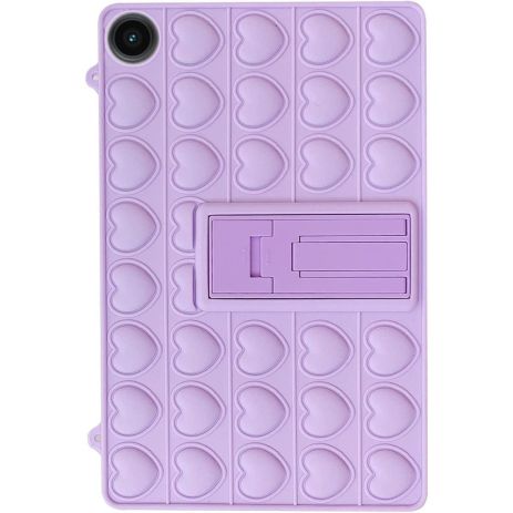 Чохол SoftGel Kids дитячий pop-it Samsung Galaxy Tab A9 8.7 SM X110 X115 Фіолетовий