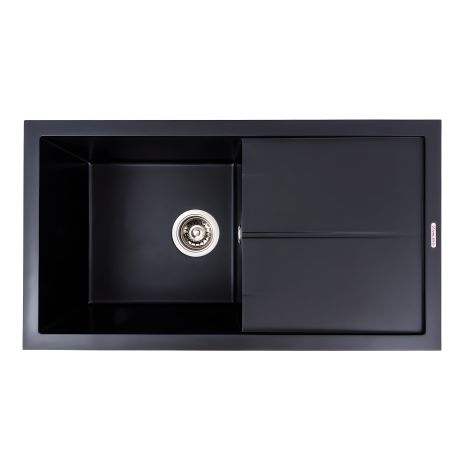 Мийка гранітна для кухні VALESO SOLID 7843 матова Чорний Мийка гранітна для кухні VALESO SOLID 7843 матова Чорний