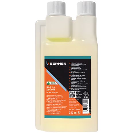 Контрастна рідина для діагностики витоків у кондиціонерах Berner, 240 мл Контрастна рідина для діагностики витоків у кондиціонерах Berner, 240 мл